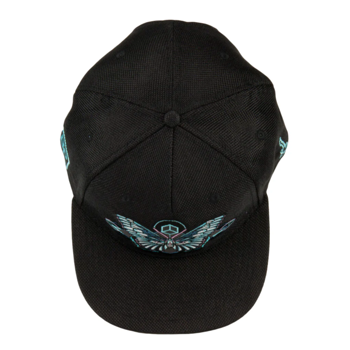 Grassroots - Bass Physics Butterfly Black Snapback Hat - Large/XL - The Cave