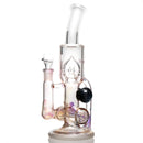 Ben Wilson - Hollow Foot Inline Recycler w/ Triple Donut Perc - Fumed & Sandblasted - The Cave