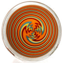 Ben Wilson - Hollow Foot Inline Recycler w/ Triple Donut Perc - Satin w/ Multicolor Linework - The Cave