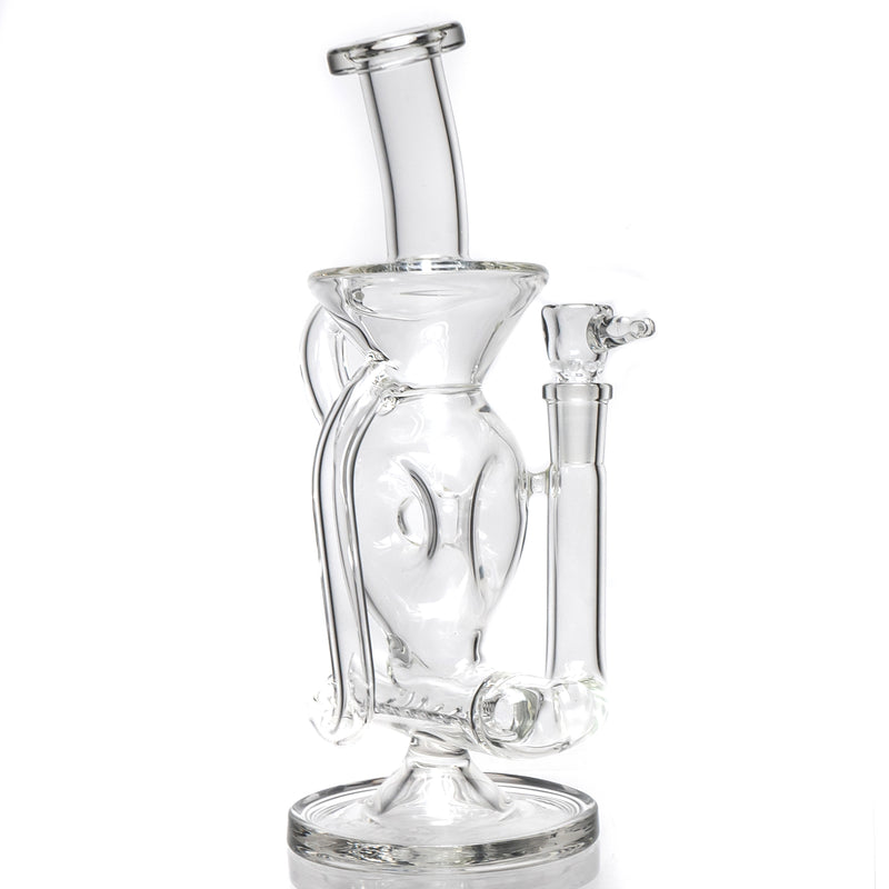 Ben Wilson - Triple Donut Inline Recycler - 10mm - Clear - The Cave