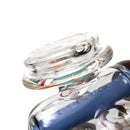 Ben Wilson - Triple Donut Inline Recycler Puffco Peak Top - Multi Color w/ Linework - The Cave