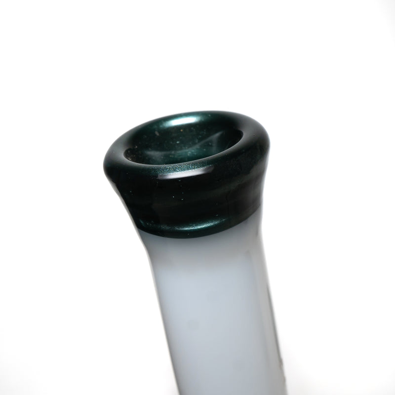 Ben Wilson - Triple Donut Tube - Beaker - Fume w/ White & Grey Satin - The Cave