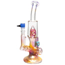 Ben Wilson - Hollow Foot Inline Recycler w/ Triple Donut Perc - Gold Fume - The Cave