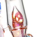 Ben Wilson - Hollow Foot Inline Recycler w/ Triple Donut Perc - Gold Fume - The Cave