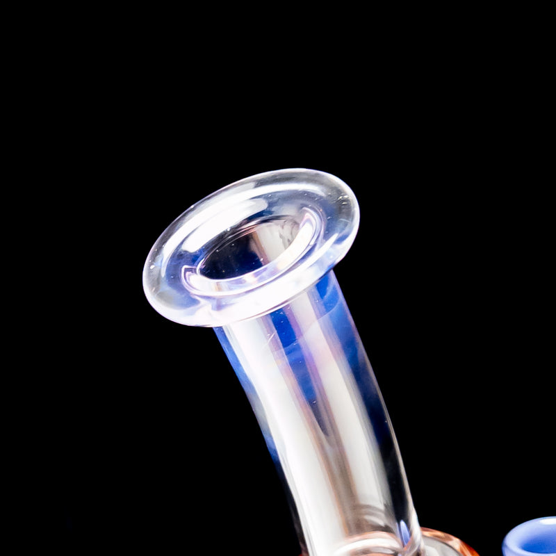 Ben Wilson - Hollow Foot Inline Recycler w/ Triple Donut Perc - Gold Fume - The Cave