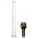 Ben Wilson - Triple Donut Tube - Beaker - Sand Blasted & Fumed - The Cave