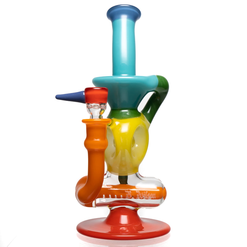 Ben Wilson - Triple Donut Inline Recycler - Multi Color Rainbow - The Cave