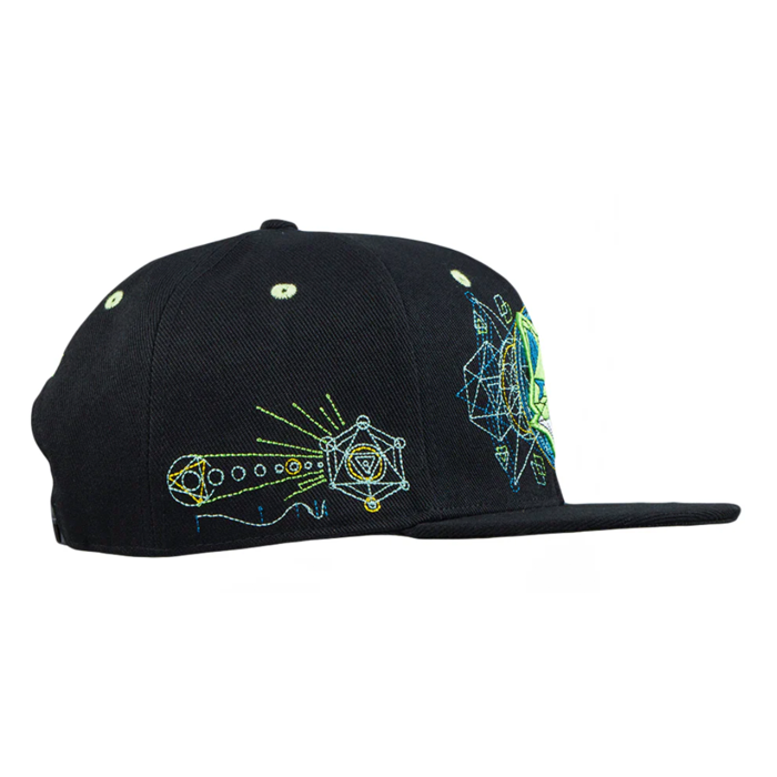 Grassroots - Ben Fox Green Black Snapback Hat - Small/Medium - The Cave