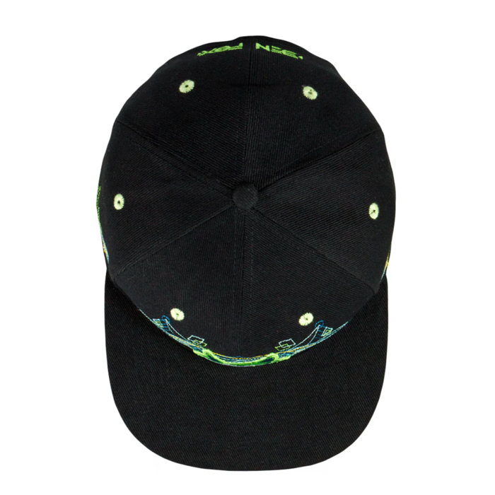 Grassroots - Ben Fox Green Black Snapback Hat - Large/XL - The Cave