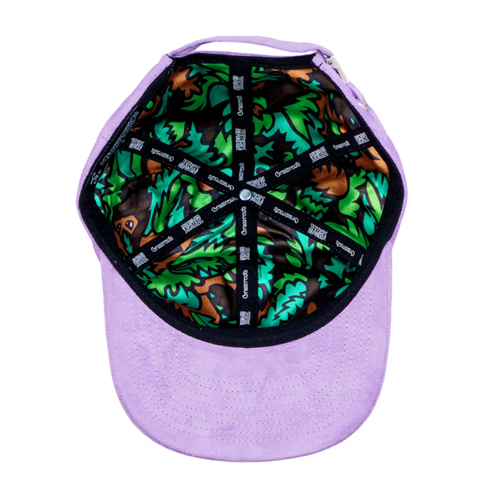 Grassroots - Bigfoot Leaf Purple Suede Dad Hat - OSFM - The Cave