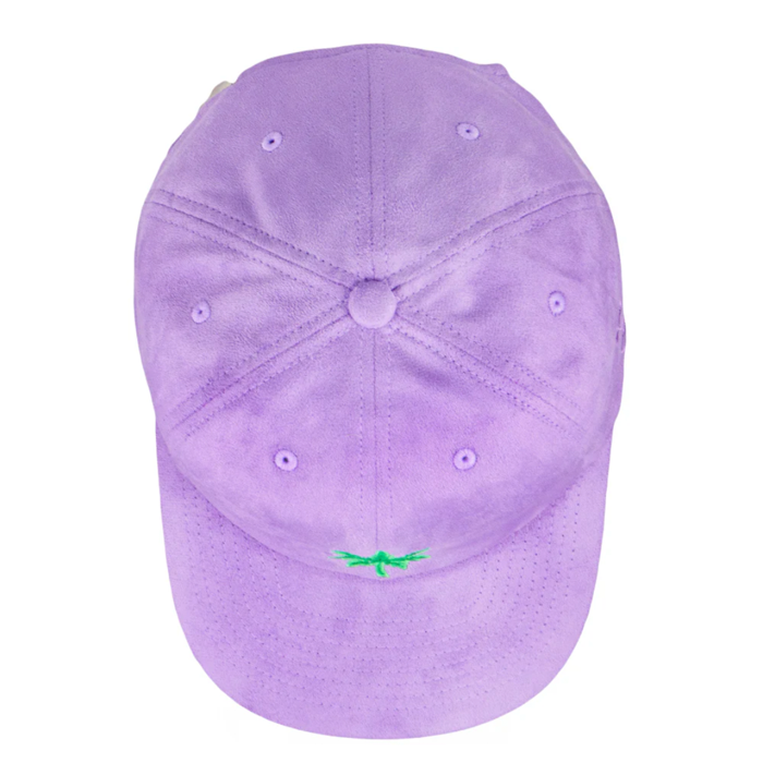 Grassroots - Bigfoot Leaf Purple Suede Dad Hat - OSFM - The Cave