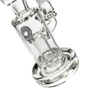 C2 Custom Creations - Mini Ratchet Cup Bubbler w/ Donut - 38mm - Black Drip Label - The Cave