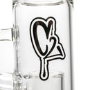 C2 Custom Creations - Fixed Shower Triple Ratchet Bubbler - 50mm - Black Drip Label - The Cave