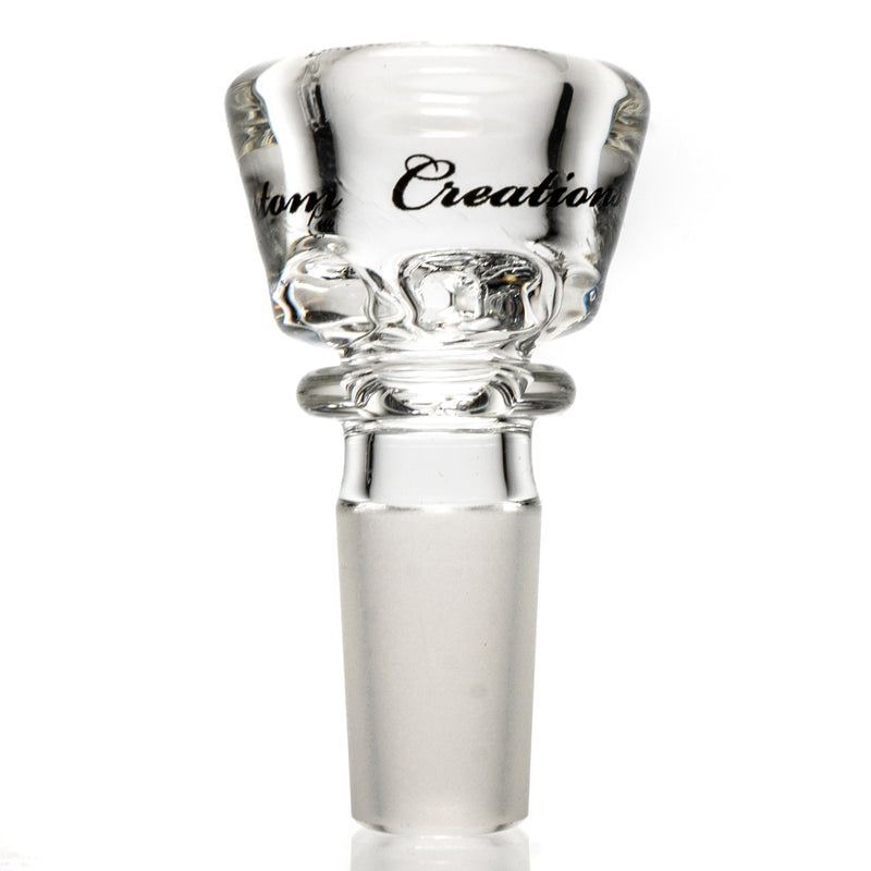 C2 Custom Creations - Triple Ratchet Bubbler - 65mm - White Seed Label - The Cave