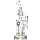 C2 Custom Creations - Ratchet Cup Bubbler w/ Donut - 65mm - White Seed Label - The Cave