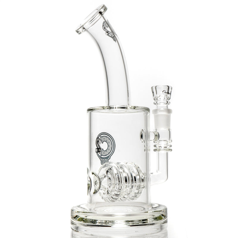 C2 Custom Creations - Fixed Big Barrel Bubbler - 80mm - White Seed Label - The Cave