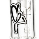 C2 Custom Creations - Triple Ratchet Bubbler - 45mm - Black Drip Label - The Cave