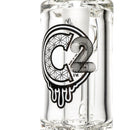 C2 Custom Creations - Triple Ratchet Bubbler - 45mm - White Seed Label - The Cave