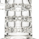 C2 Custom Creations - Triple Ratchet Bubbler - 45mm - White Seed Label - The Cave