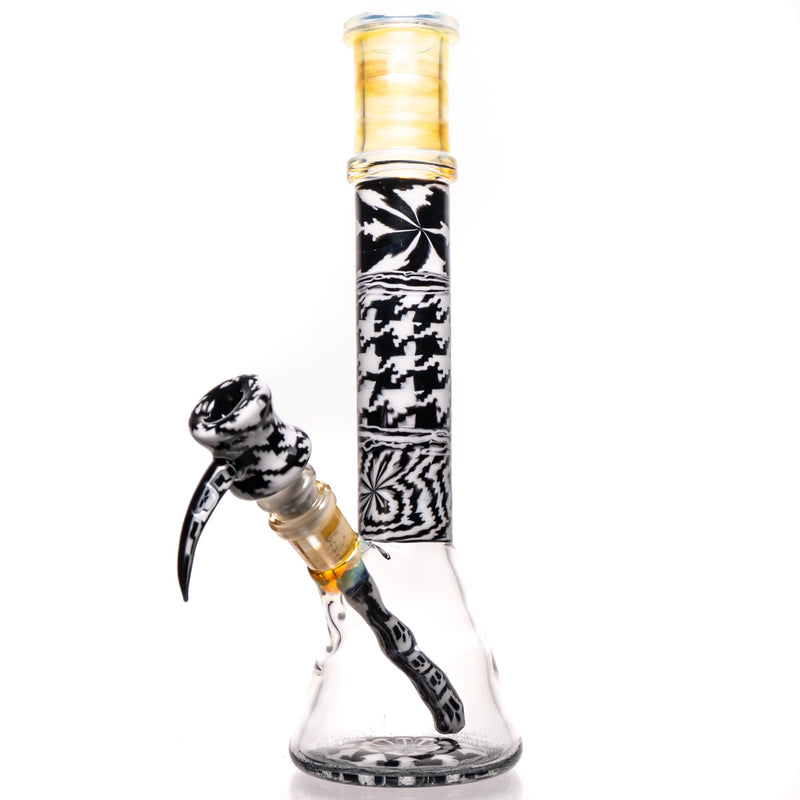 Crunklestein - Millie Mini Beaker - Black & White w/ Fume - The Cave