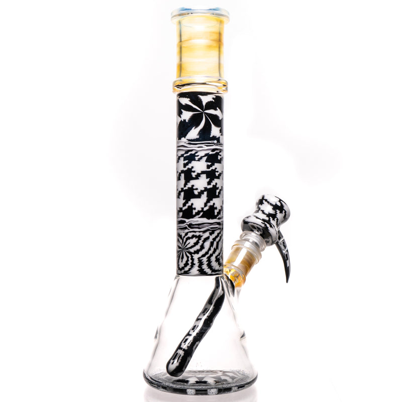 Crunklestein - Millie Mini Beaker - Black & White w/ Fume - The Cave