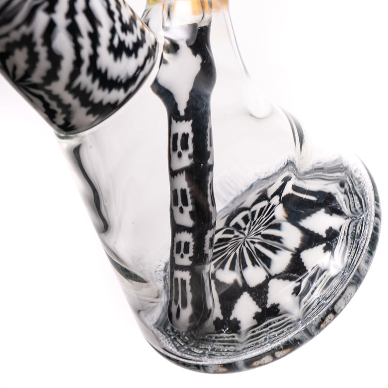 Crunklestein - Millie Mini Beaker - Black & White w/ Fume - The Cave