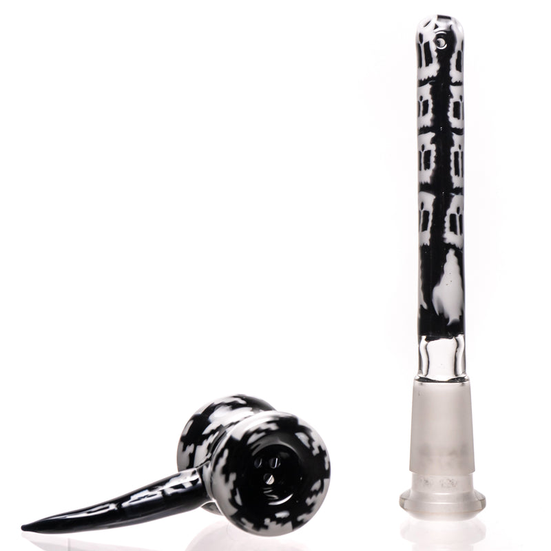 Crunklestein - Millie Mini Beaker - Black & White w/ Fume - The Cave