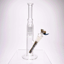 DC Glass - Mini Straight- Tree Arm Perc - Rasta - The Cave