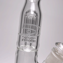 DC Glass - Mini Straight- Tree Arm Perc - Rasta - The Cave