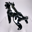 Daniels Glass Art - Bull Dog Dry Pipe - Black - The Cave
