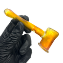 Daniels Glass Art - Carbless Hammer - Silver Fume - 4.5" - The Cave