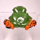 Daniels Glass Art - Poison Frog Dry Pipe - Green & Orange - The Cave