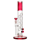 Davin Titland - Mini Straight Tube - 4 Seal Network - Gold Ruby Accents - The Cave