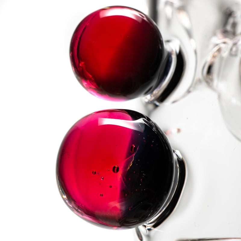 Davin Titland - Mini Straight Tube - 4 Seal Network - Gold Ruby Accents - The Cave