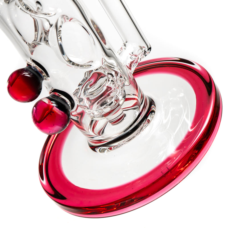 Davin Titland - Mini Straight Tube - 4 Seal Network - Gold Ruby Accents - The Cave