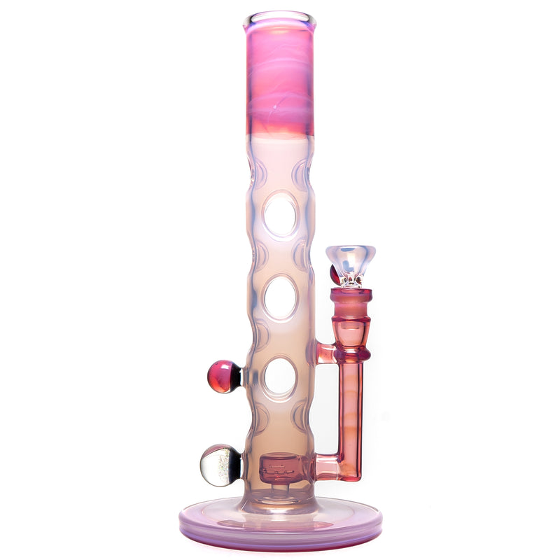 Davin Titland - Mini Straight Tube - 3 Seal w/ Dimples - Karmaline & Jade Pink - The Cave