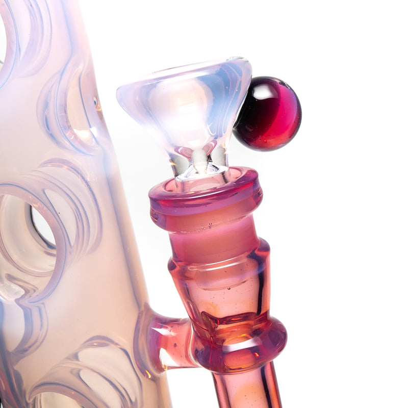 Davin Titland - Mini Straight Tube - 3 Seal w/ Dimples - Karmaline & Jade Pink - The Cave