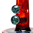 Davin Titland - Mini Straight Tube - 3 Seal Network - Orange Elvis & Dark Amethyst - The Cave