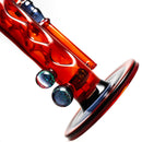 Davin Titland - Mini Straight Tube - 3 Seal Network - Orange Elvis & Dark Amethyst - The Cave