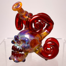 Dirty B - Skull w/ Horns Rig - Amber Purple & Pomegranate - The Cave