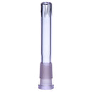 Shooters - 18/14mm Female 5 Slit Downstem - 4" - Purple - The Cave