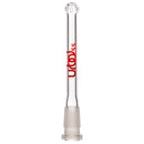 Urbal Technologies - 6 Slit Downstem - 5.5" - Clear w/ Red Connection Label - The Cave