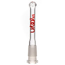 Urbal Technologies - 6 Slit Downstem - 4.5" - Clear w/ Red Connection Label - The Cave