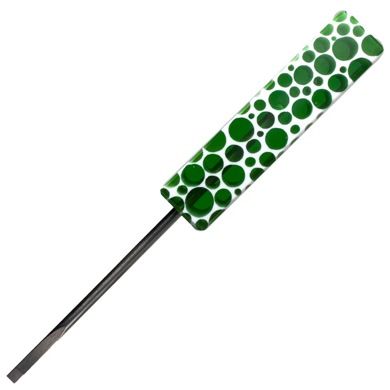 DunkinDabber - Flat Head Dabber - Kaotic Artworks 3D Dots - 5 1/4" - The Cave