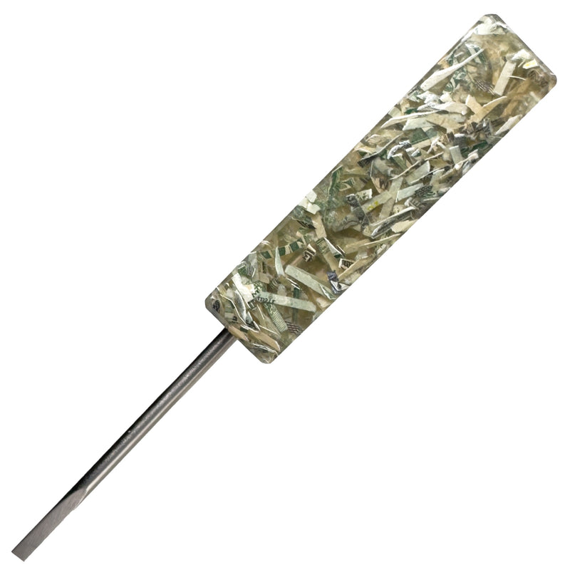 DunkinDabber - Flat Head Dabber - Pourcasso Shredded Cash - 5" - The Cave