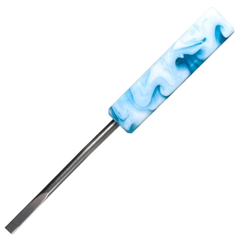 DunkinDabber - Mini Flat Head Dabber - Dank Bank Resin - 3 7/8"