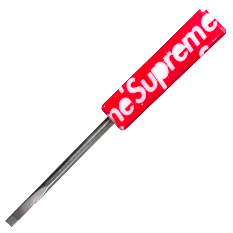 DunkinDabber - Mini Flat Head Dabber - Kaotic Artworks Supreme - 3 3/4"