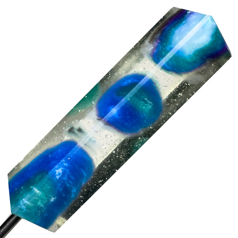 DunkinDabber - Flat Head Dabber - Sparkle Pourcasso Resin - 5 1/8" - The Cave