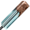 DunkinDabber - Mini Flat Head Dabber - Pourcasso Resin + Burl - 3 7/8"