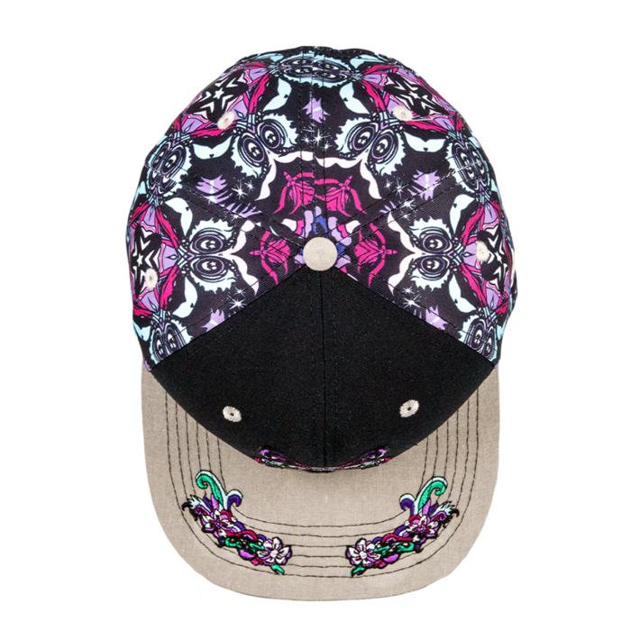 Grassroots - Ellie Paisley Bear Floral Snapback Hat - Large/XL - The Cave